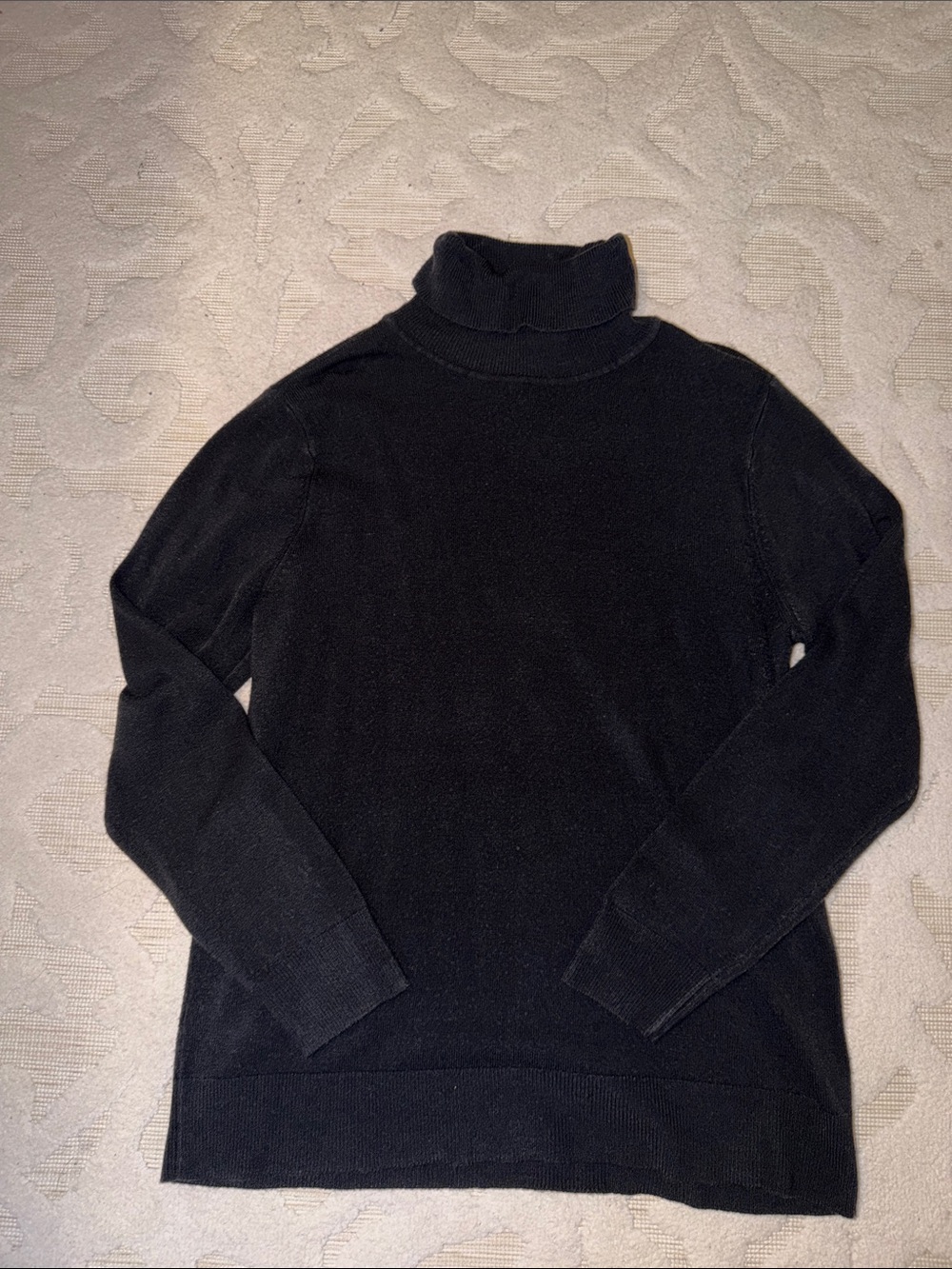 croft & barrow Black Turtleneck Sweater